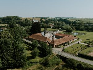 Vue aérienne du Domaine de la Traxene