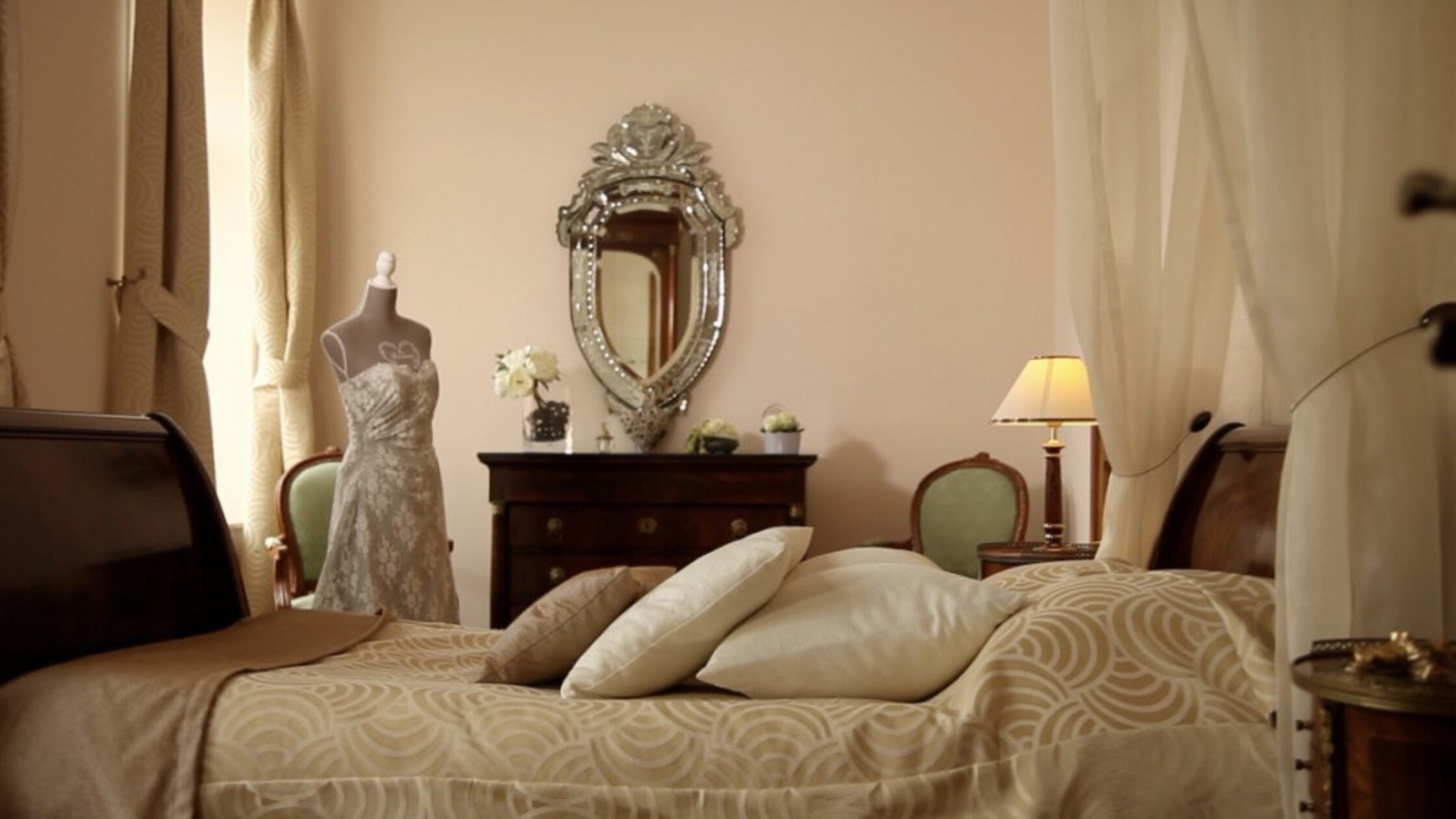 salle de réception avec couchage